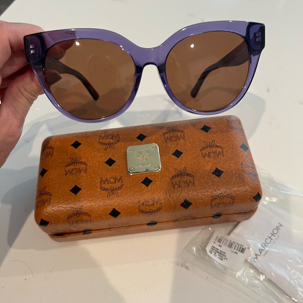 MCM Sunglasses w/case & cleaning cloth NWT